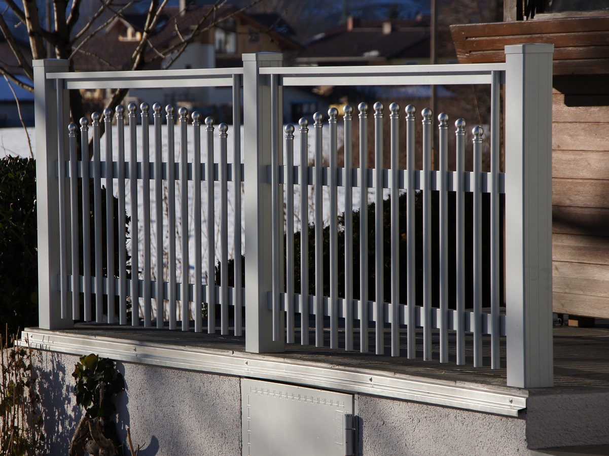 Garde corps aluminium ou vitré > Palissade