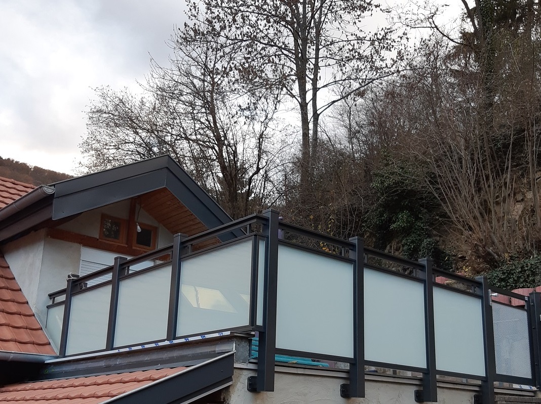 Garde corps aluminium ou vitré > Glasal