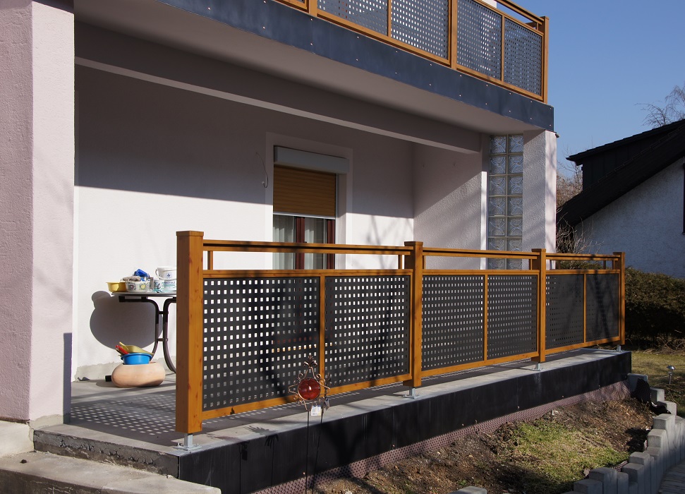Garde corps aluminium ou vitré > Flat Design
